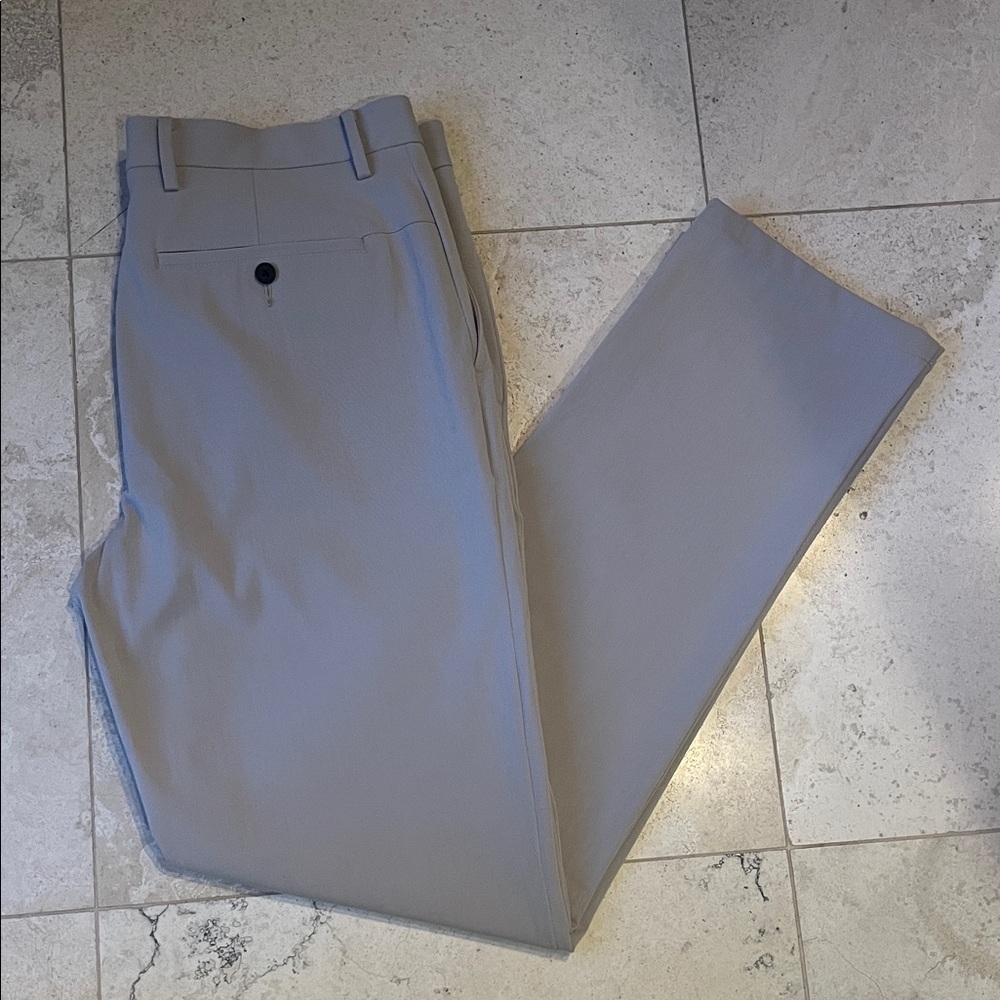 Ministry of Supply Light Gray Chinos Sz 36x34